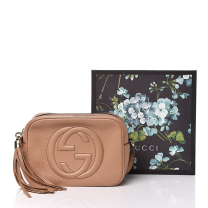 Gucci Pebbled Calfskin Small Soho Disco Bag Rose Beige 13 of 13