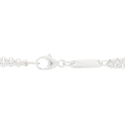 Chopard 18K White Gold Diamond Happy Spirit Pendant Necklace 4 of 5