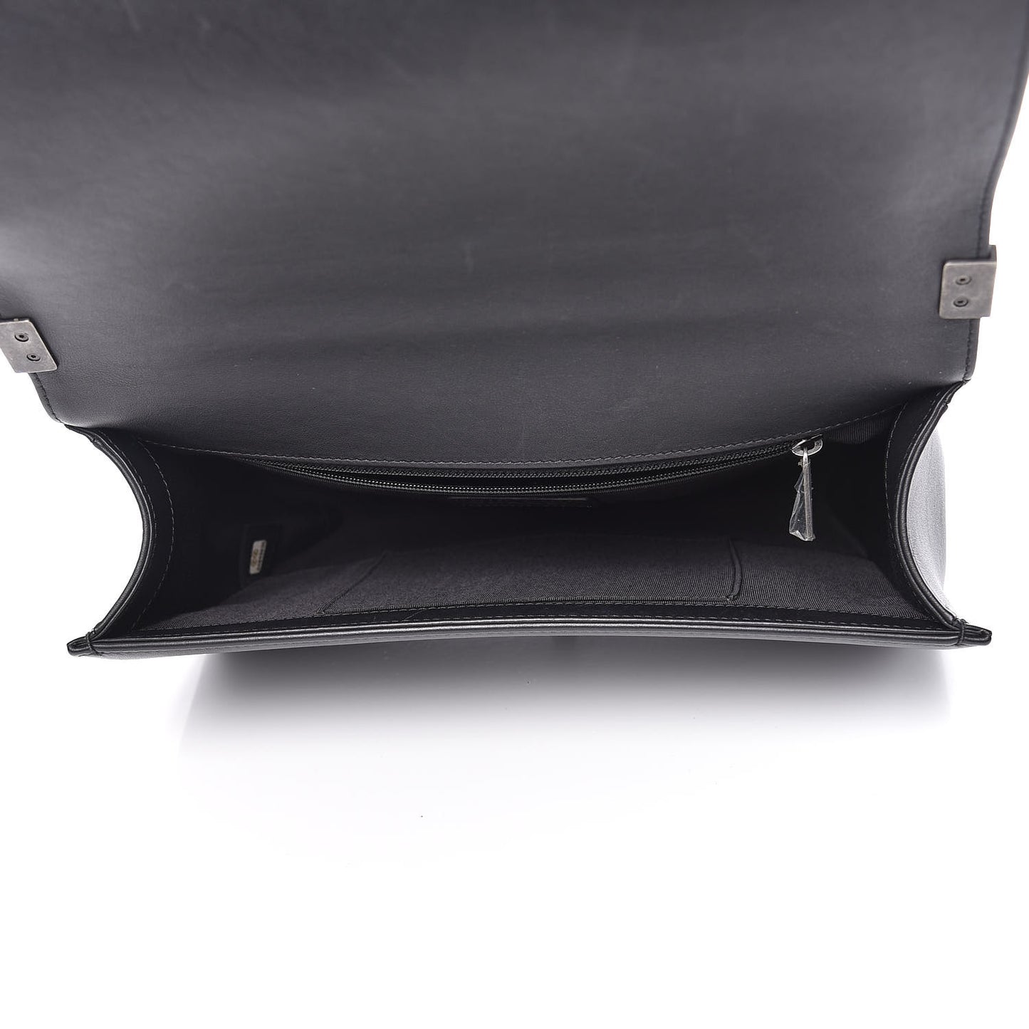 Calfskin Quilted New Medium Boy Flap Black