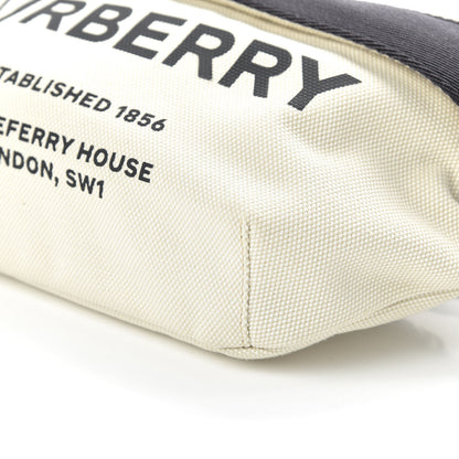 Burberry Canvas Horseferry Print Medium Sonny Bum Bag Natural Black 7 of 9