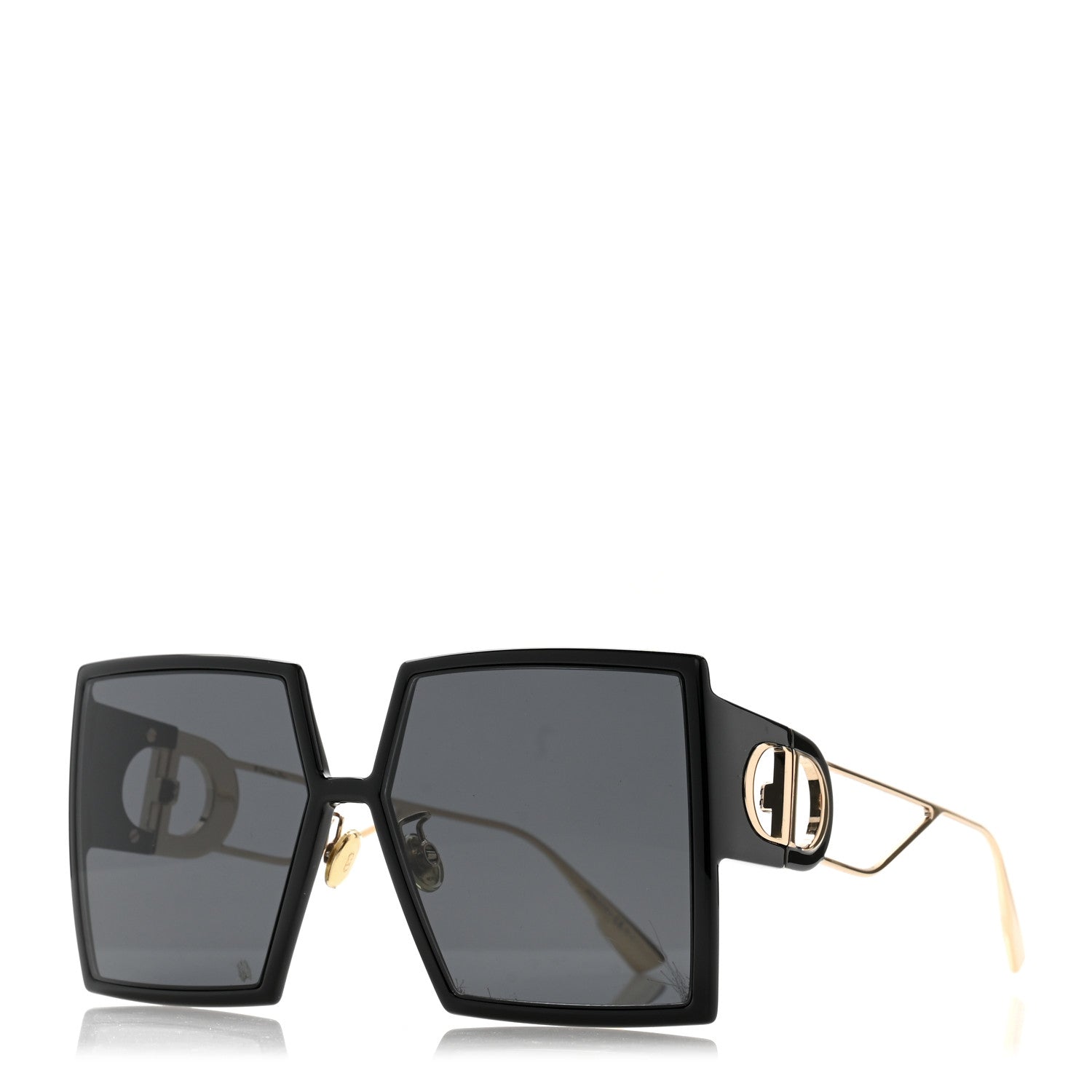 Christian Dior Square 30 Montaigne Sunglasses Black 1 of 9