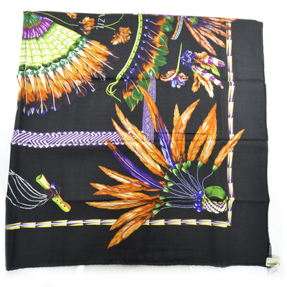 Hermes Cashmere Silk Brazil Shawl GM 140 1 of 10