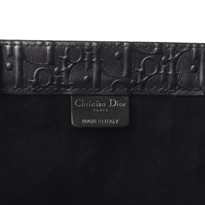 Christian Dior Oblique Calfskin Embossed Book Tote Black 5 of 9