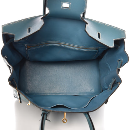 Hermes Epsom Birkin 35 Blue Jean 7 of 43