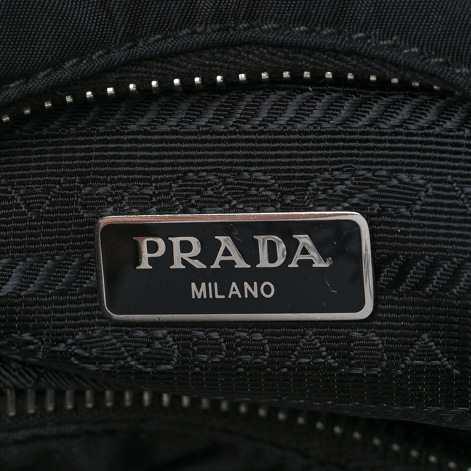 Prada Tessuto Nylon Saffiano Re-Edition 2006 Shoulder Bag Black 5 of 10