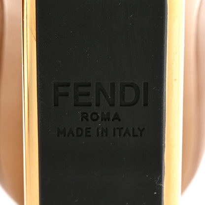 Fendi Nappa Fendi First 95mm Booties 38 Caramello 7 of 10