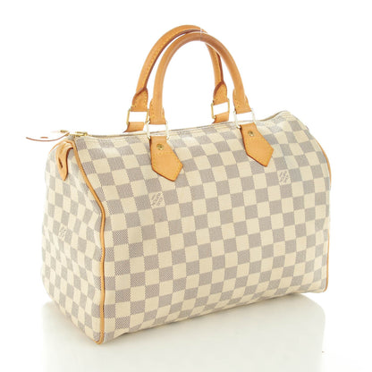 Louis Vuitton Damier Azur Speedy 30 3 of 9