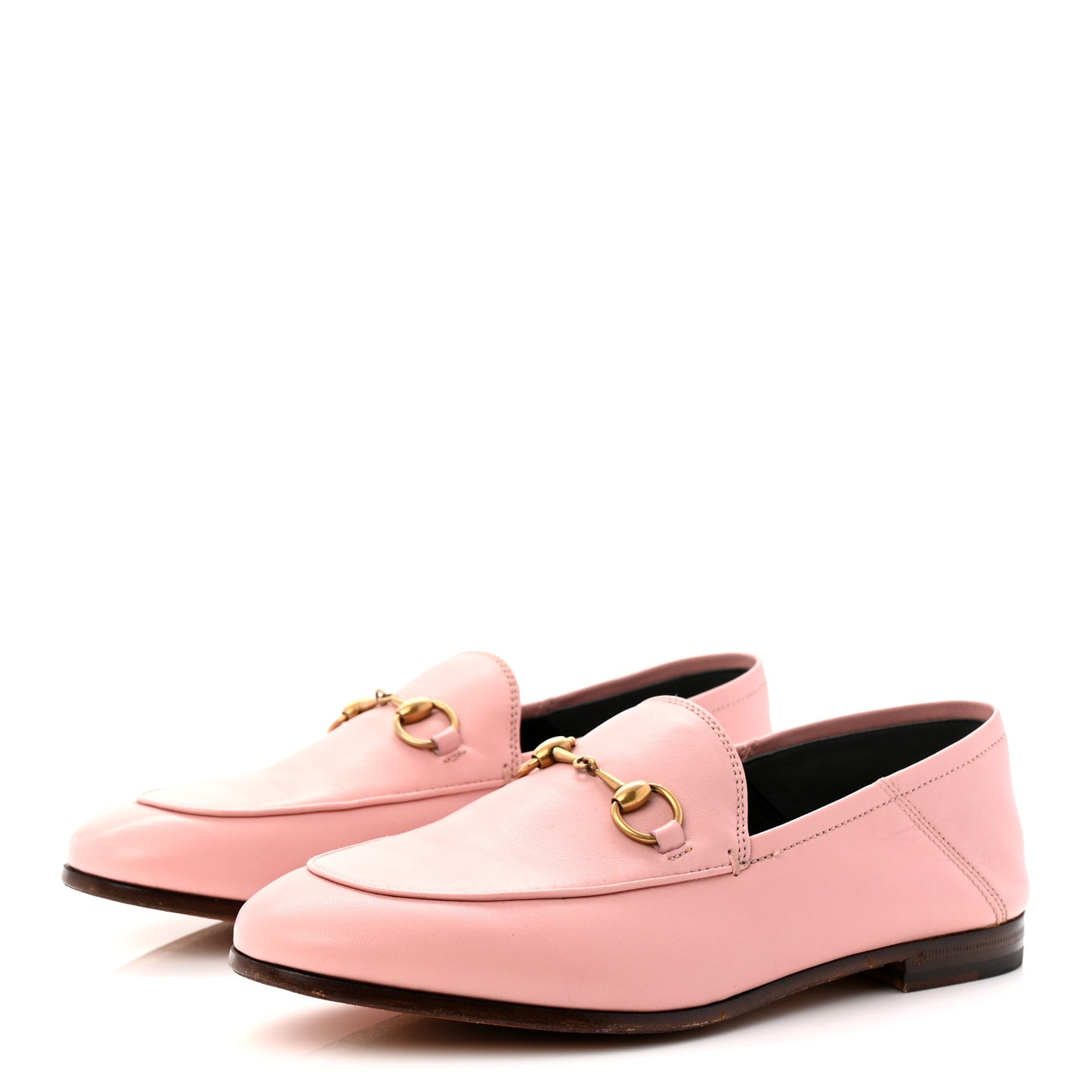 Lambskin Womens Brixton Horsebit Loafers 37 Perfect Pink