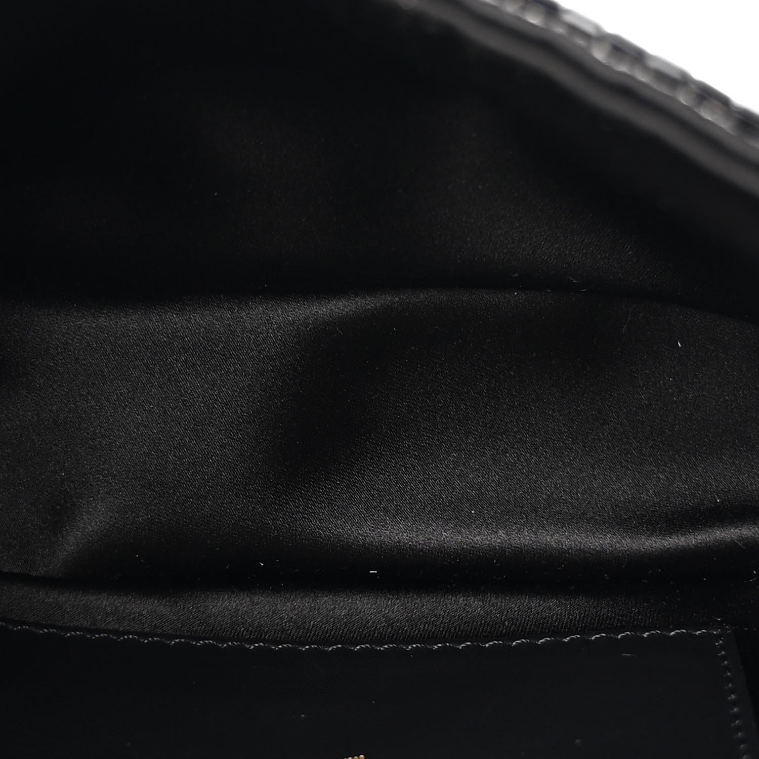 Fendi Enamel Nappa Beaded Woven Mini Baguette Black 5 of 10