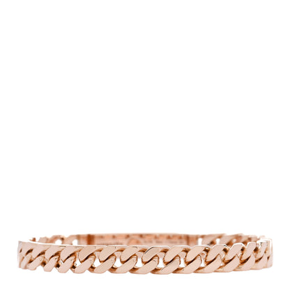 Hermes 18K Rose Gold Diamond PM Kelly Chaine Bracelet ST 3 of 5