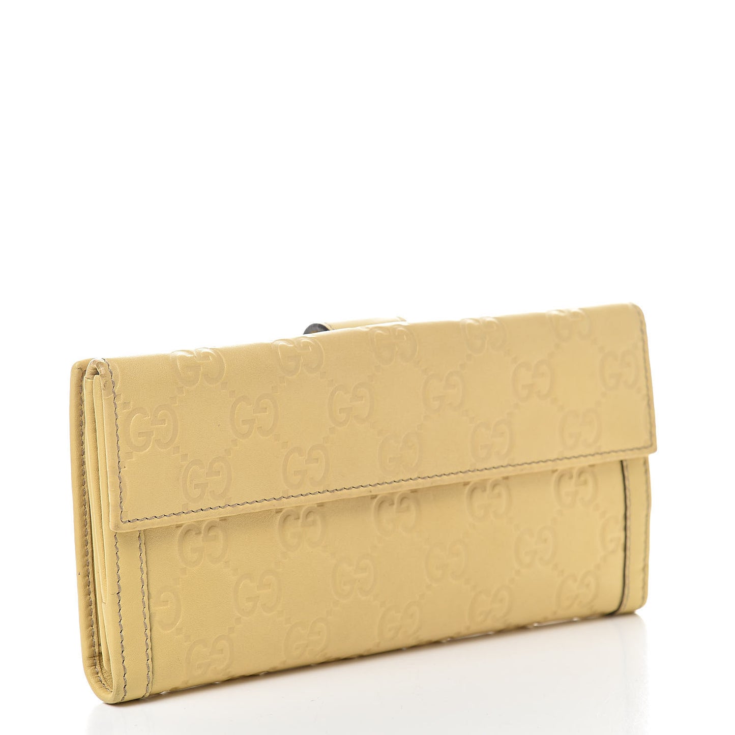 Guccissima Continental Wallet Yellow