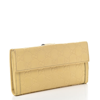 Gucci Guccissima Continental Wallet Yellow 3 of 11