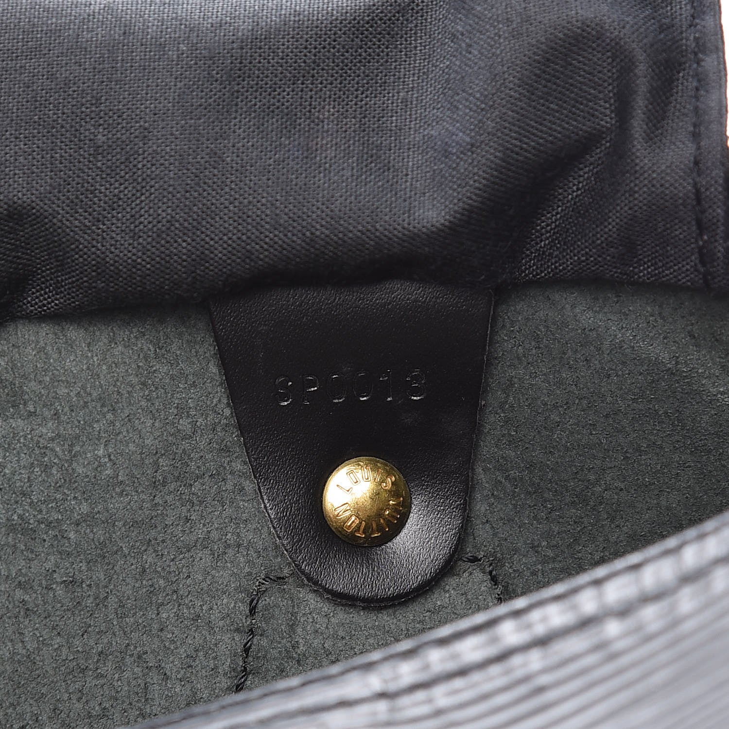 Louis Vuitton Epi Speedy 25 Black 6 of 19