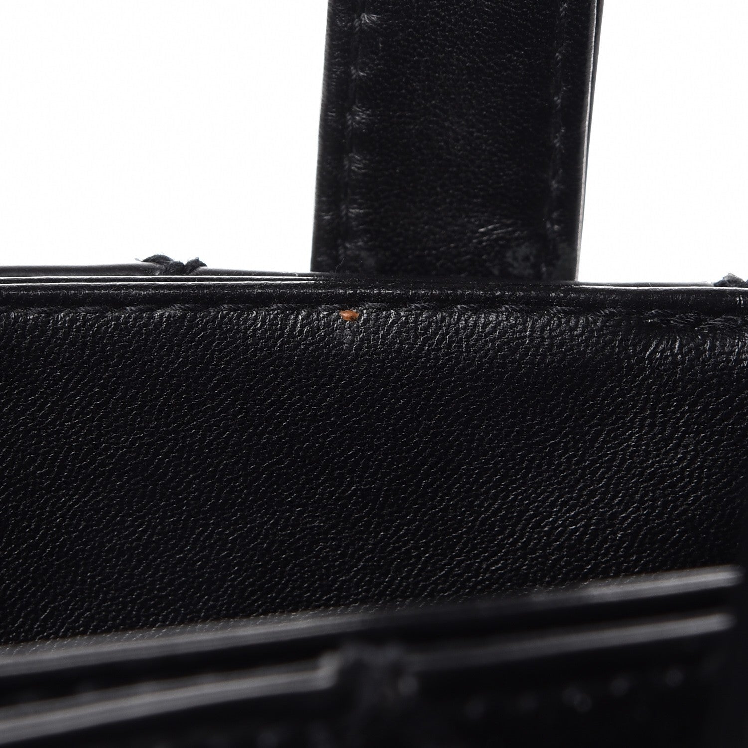 Chanel Calfskin Quilted Small Surpique Stitch Tote Black 8 of 8