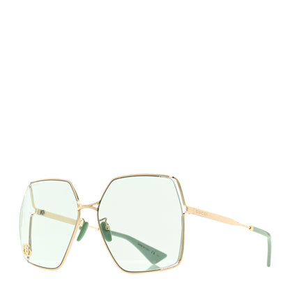 Gucci Metal Sunglasses GG0817S Green 1 of 7