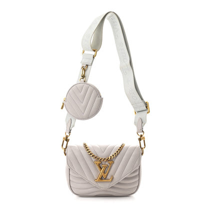 Louis Vuitton Calfskin New Wave Multi Pochette Brume 1 of 8