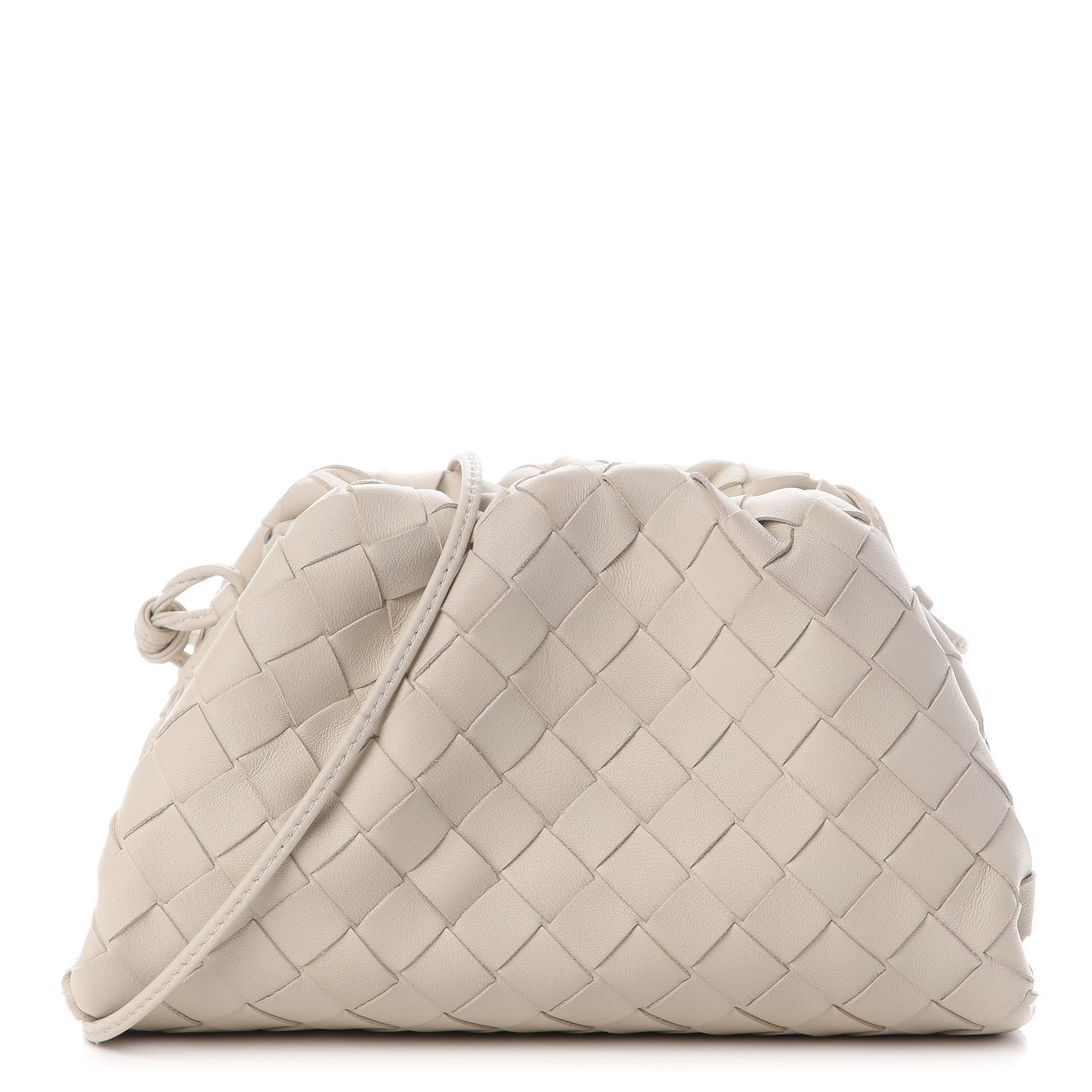 Bottega Veneta Nappa Intrecciato The Mini Pouch Plaster 1 of 9