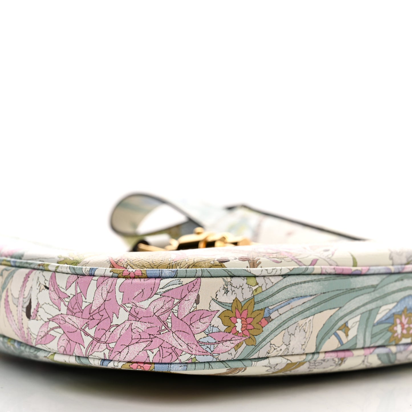 New Shangai Calfskin Tiger Savanah Small Jackie 1961 Hobo Chalky White Multicolor