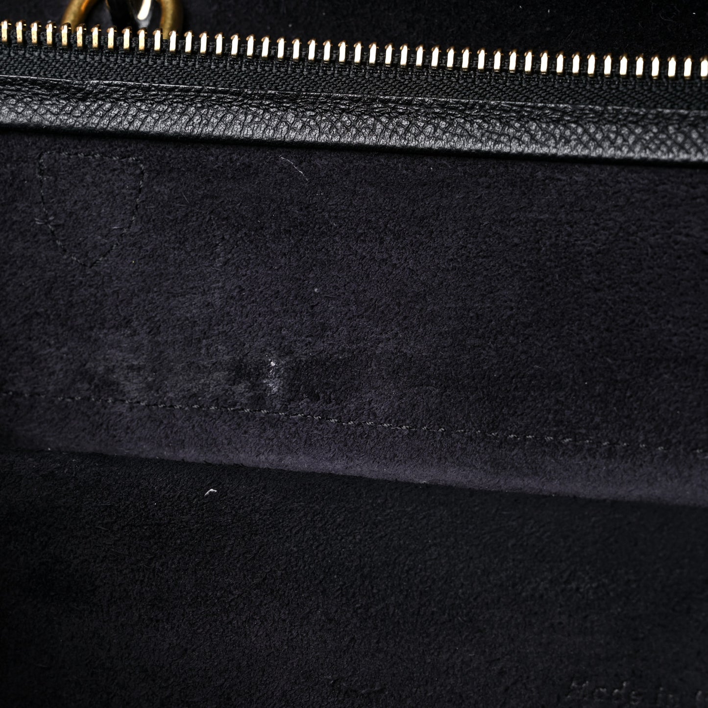 Grained Calfskin Small Belt Bag Black