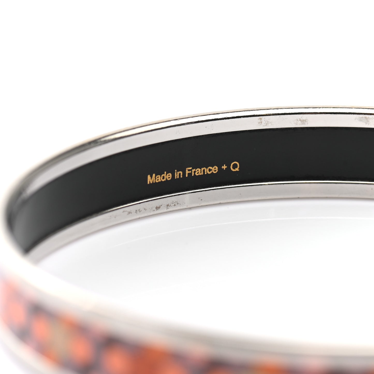 Enamel Printed Narrow Rose de Compas Bracelet 70