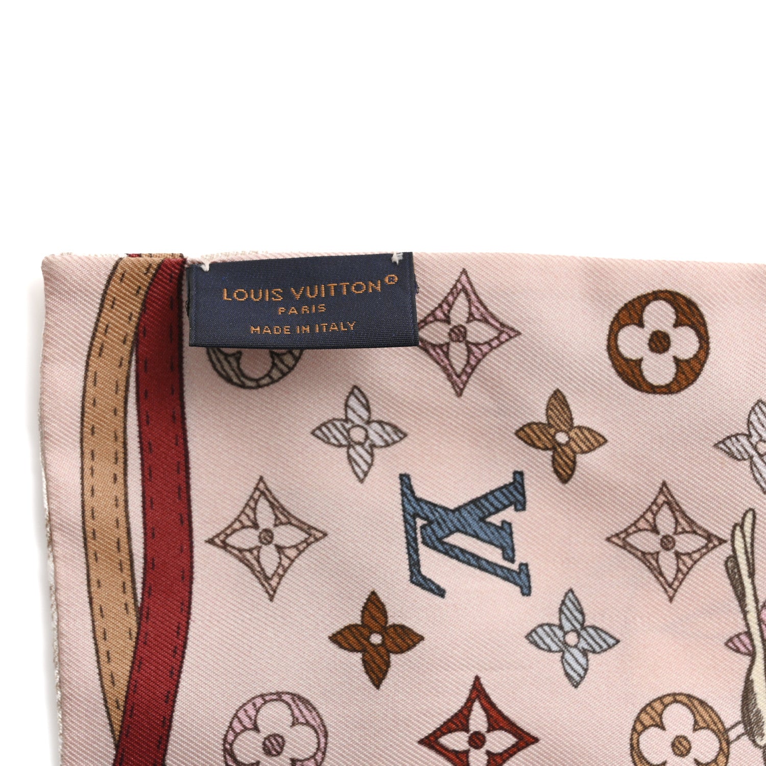 Louis Vuitton Silk Monogram Up And Away Bandeau Light Pink 3 of 4