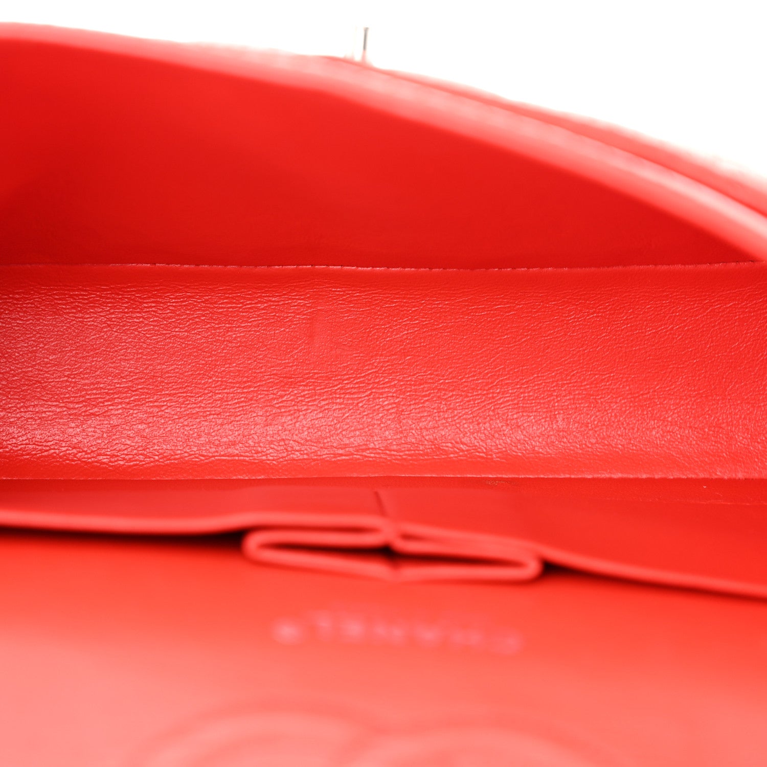 Chanel Lambskin Perforated Medium Double Flap Red 5 of 28