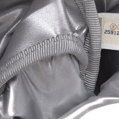 Chanel Nylon Embossed Small Doudoune Backpack Pink Grey White 8 of 9