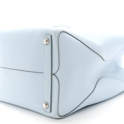 Christian Dior Supple Grained Calfskin Medium Open Bar Tote Light Blue 9 of 12