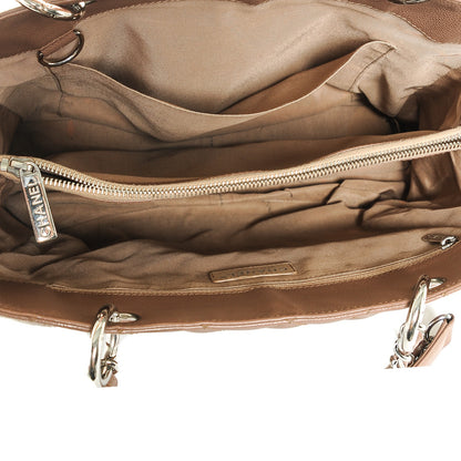 Chanel Caviar Quilted Grand Shopping Tote GST Taupe 5 of 8