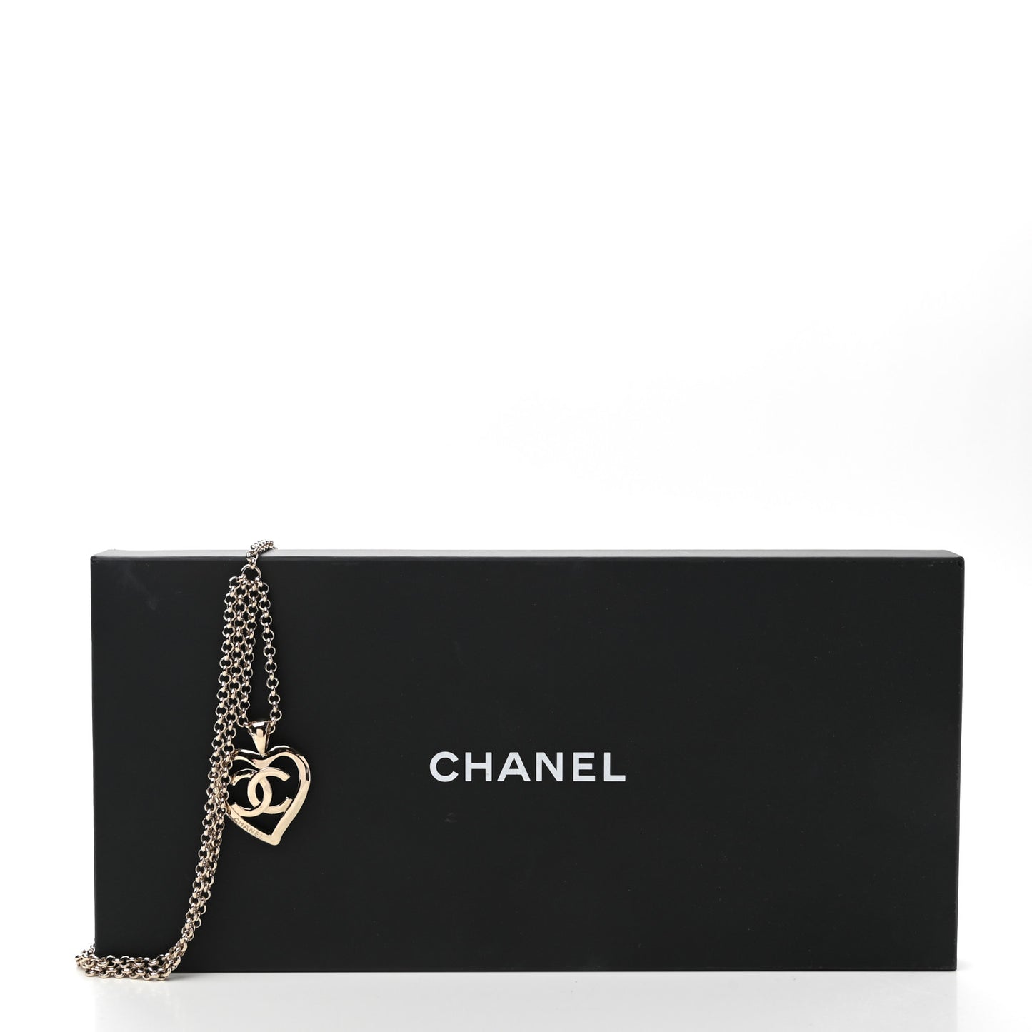 Metal Chain CC Heart Coco In Love Belt 85 34 Gold