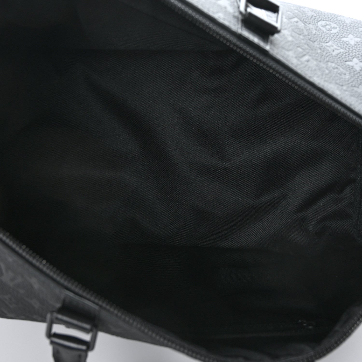 Louis Vuitton Taurillon Monogram Keepall Bandouliere 50 Black 5 of 10