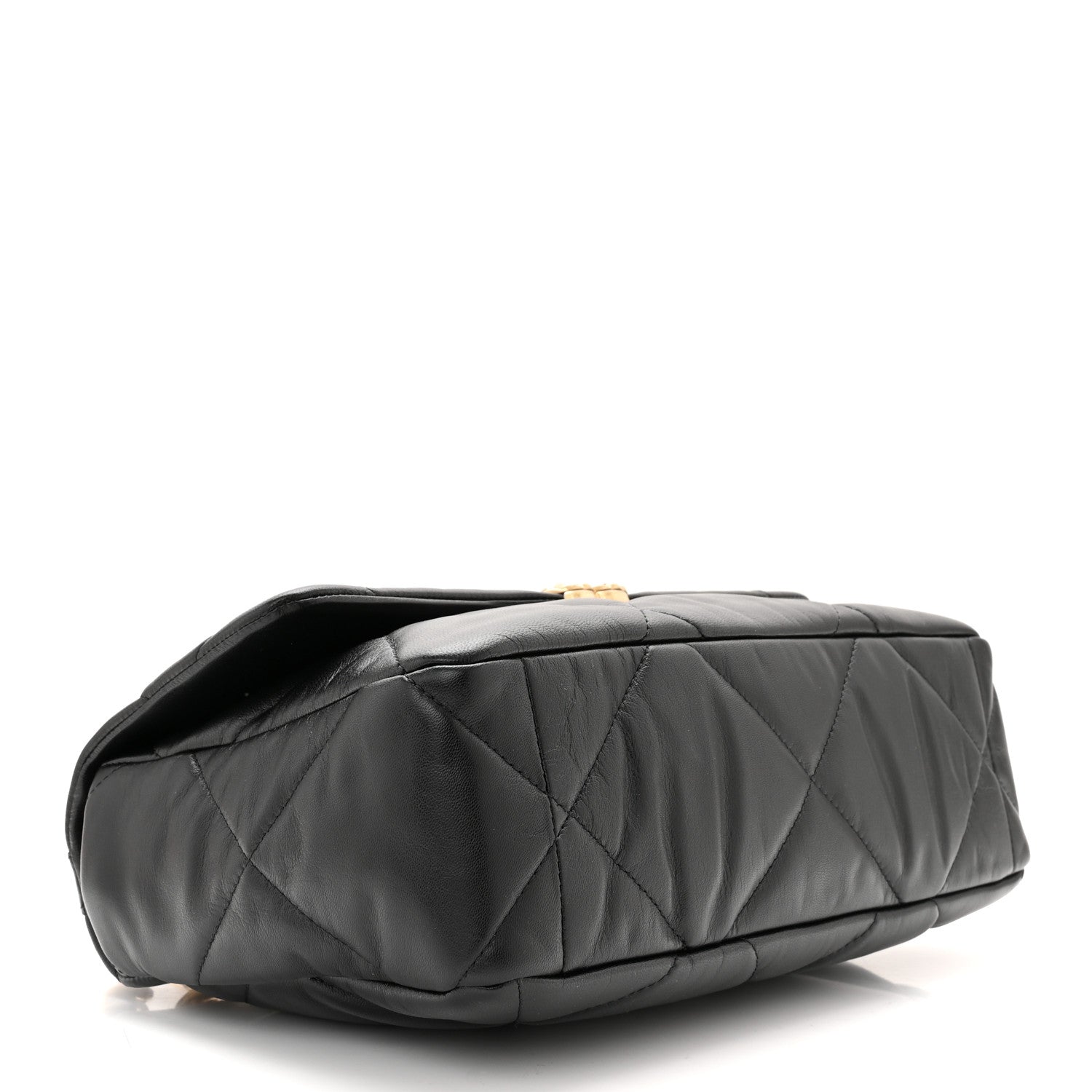 Chanel Lambskin Quilted Large Chanel 19 Flap Black 4 of 11