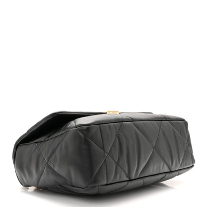 Chanel Lambskin Quilted Large Chanel 19 Flap Black 4 of 11
