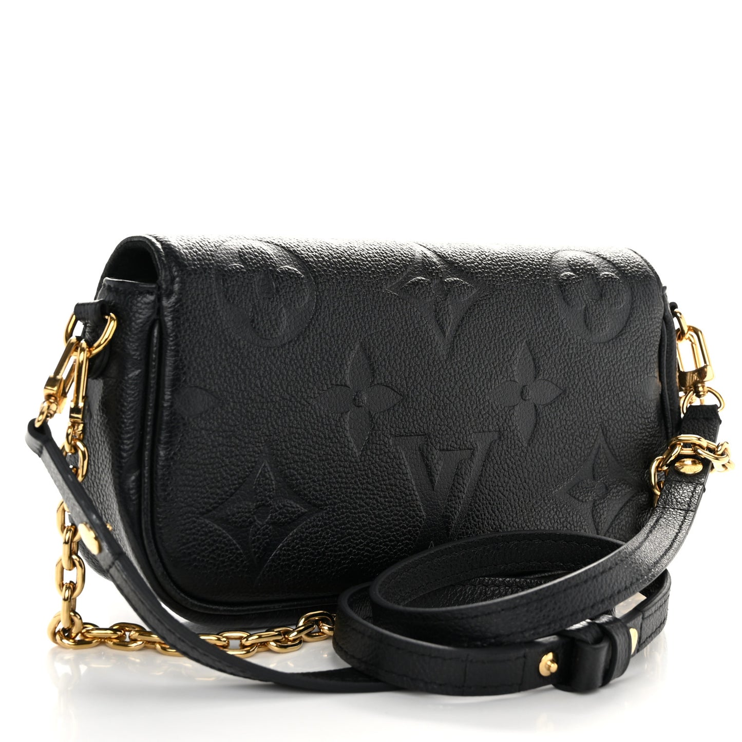 Empreinte Monogram Giant Ivy Wallet On Chain Black