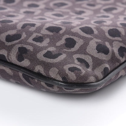 Gucci Canvas Leopard Print Clutch Grey 9 of 9