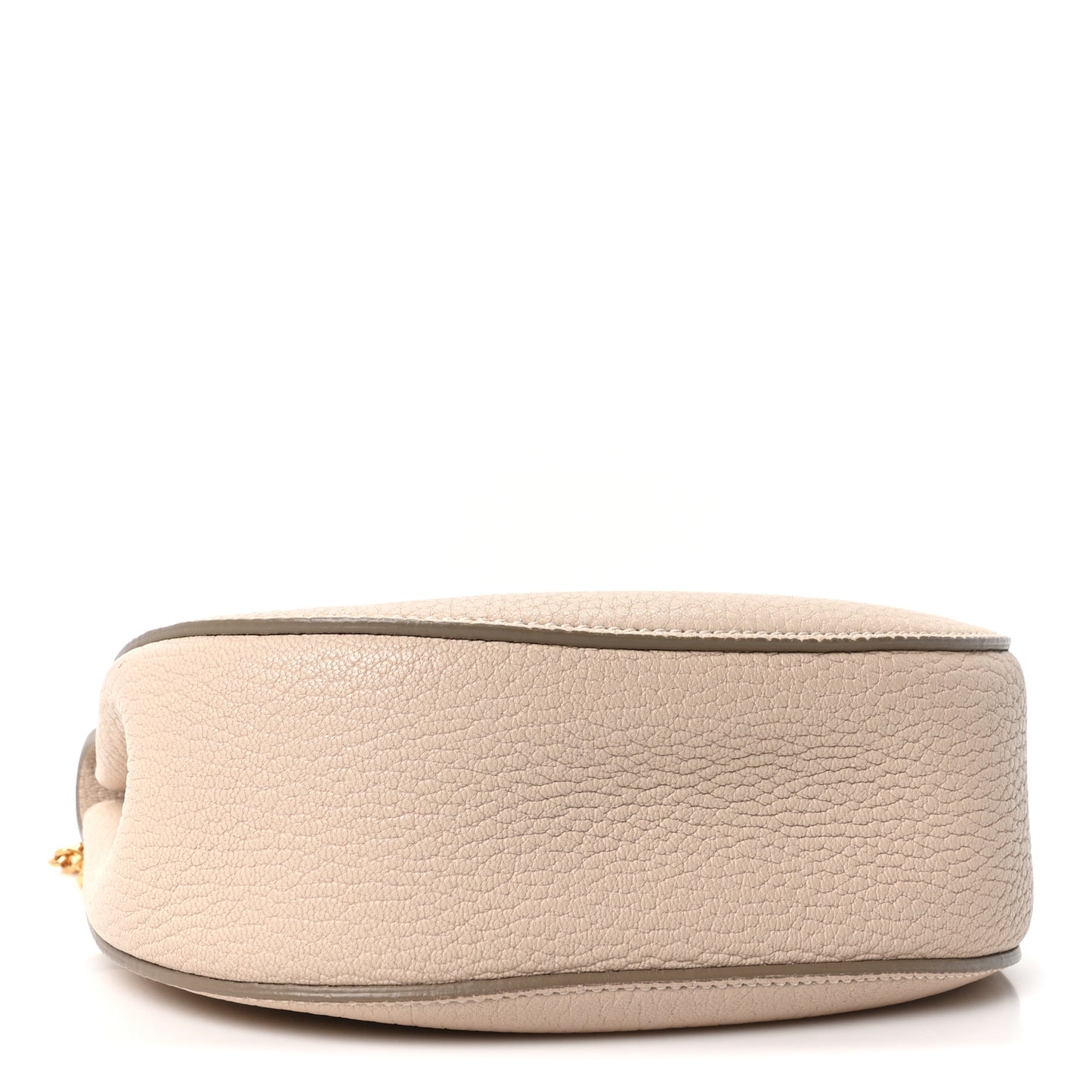 Grained Lambskin Drew Shoulder Bag Abstract White