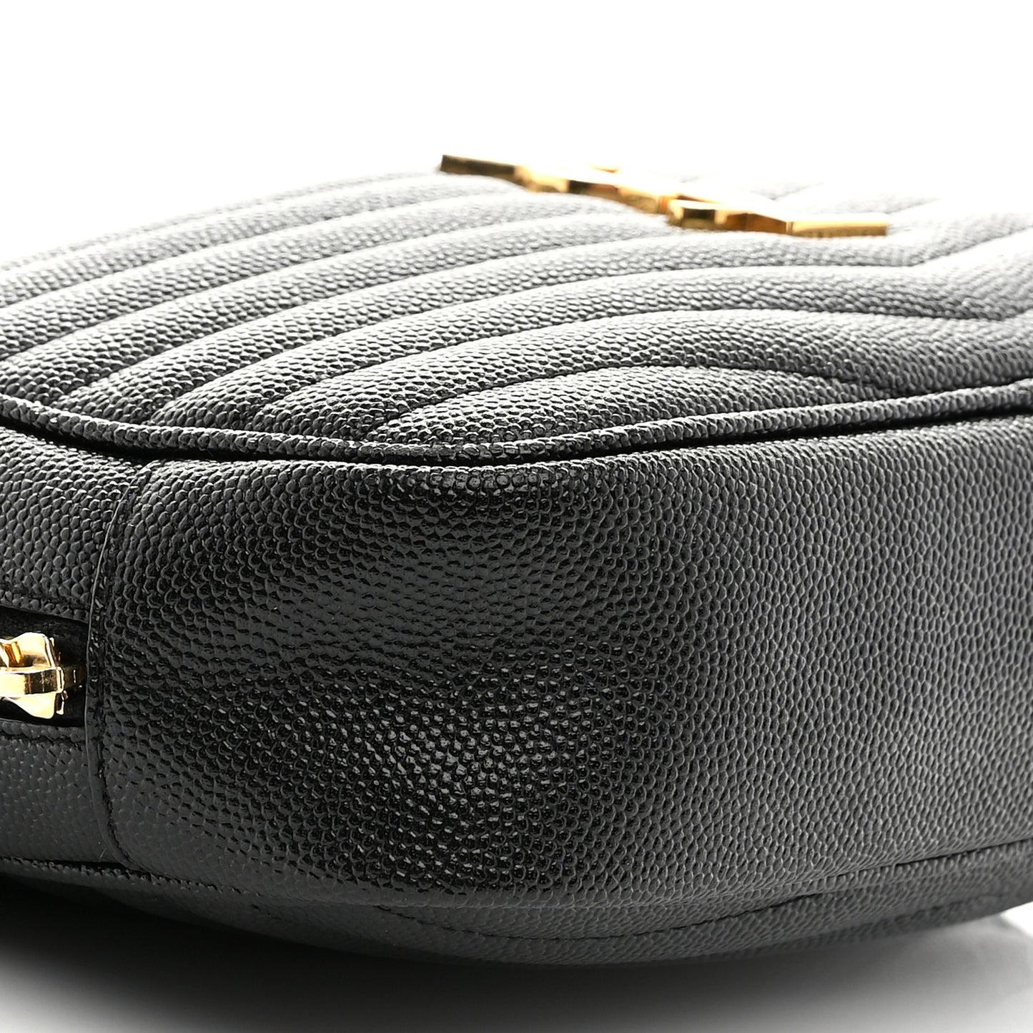 Grain De Poudre Matelasse Monogram Mini Lou Camera Bag Black