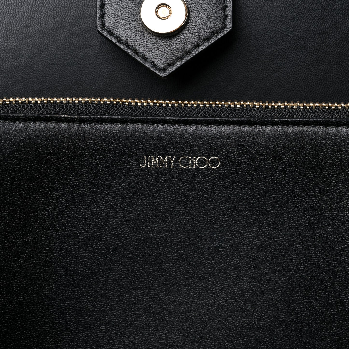 Grainy Calfskin Nine2Five East West Tote Black