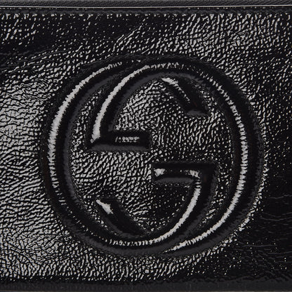 Gucci Soft Patent Soho Wristlet Black 6 of 9