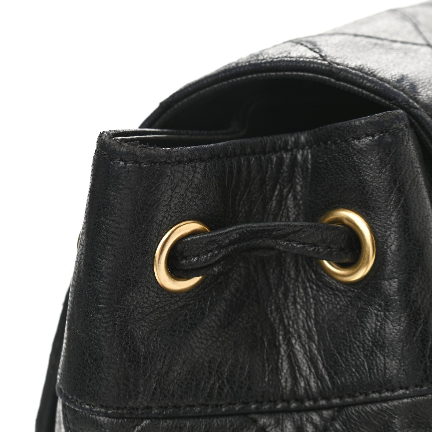 Chanel Lambskin Quilted Backpack Black 14 of 15