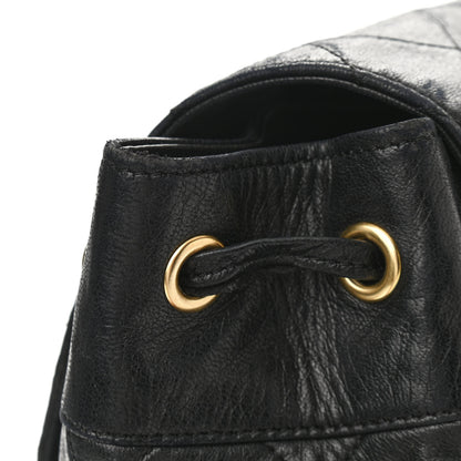 Chanel Lambskin Quilted Backpack Black 14 of 15
