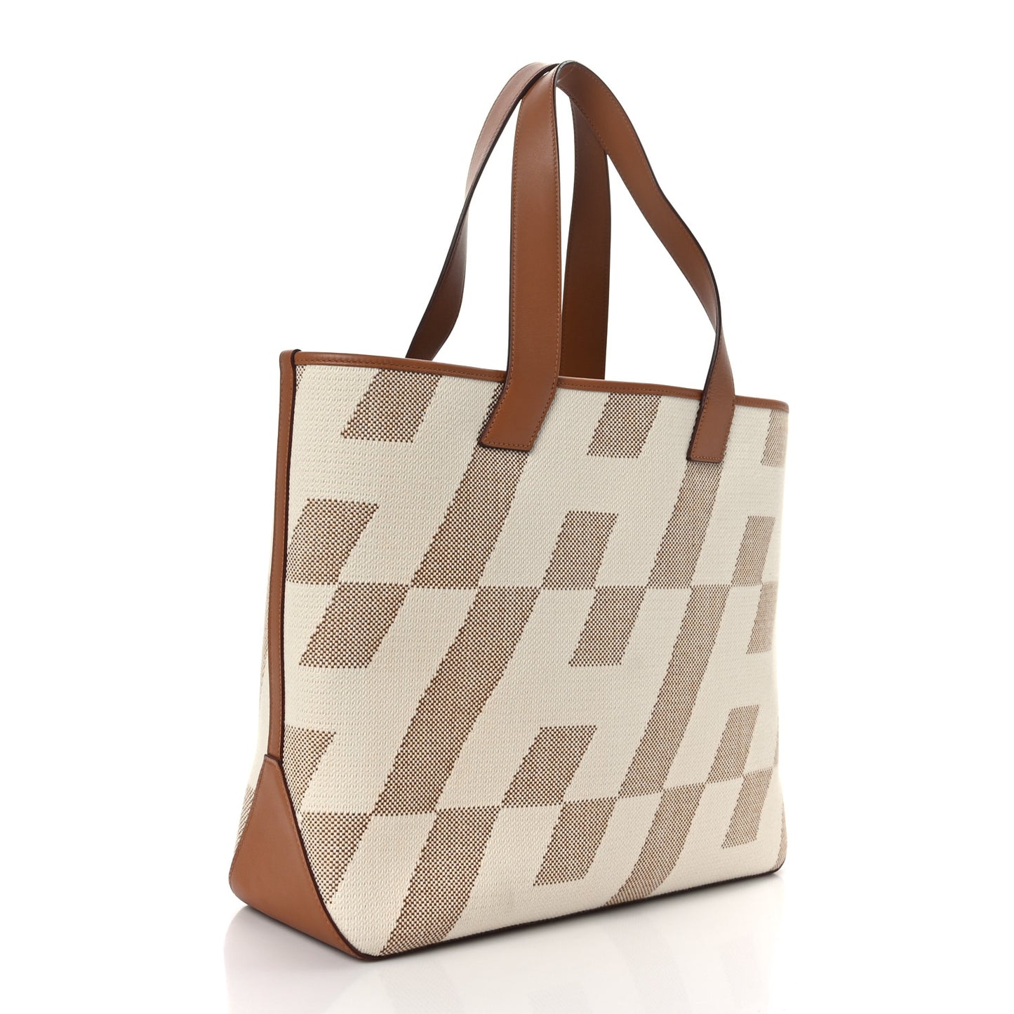 Swift H Canvas Cabas H En Biais 40 Ecru Naturel Gold