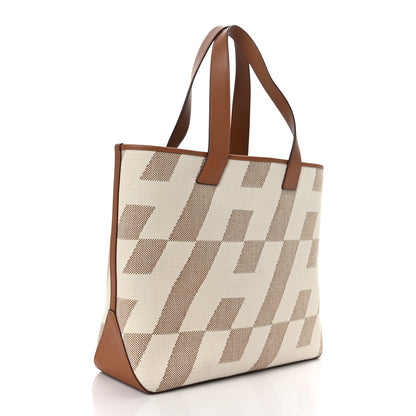 Hermes Swift H Canvas Cabas H En Biais 40 Ecru Naturel Gold 3 of 10