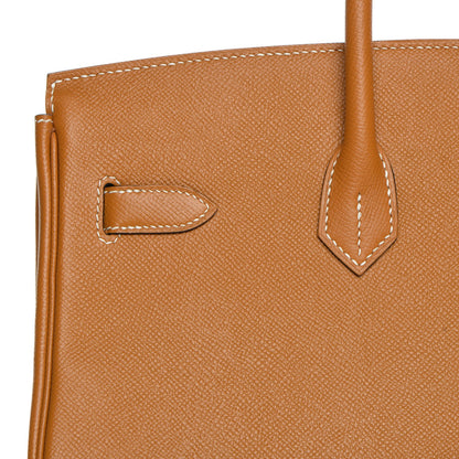 Hermes Epsom Birkin 35 Toffee 14 of 26