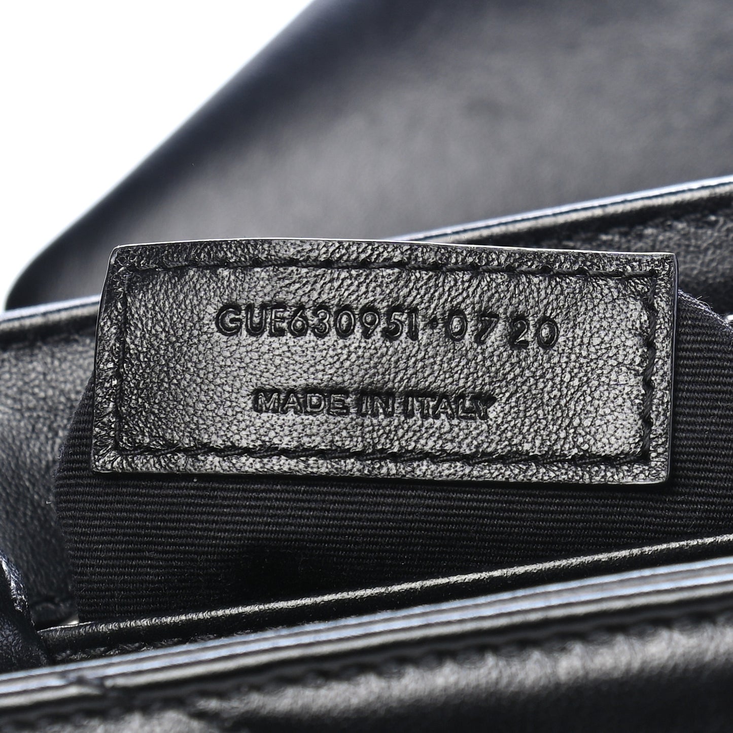 Calfskin Y Quilted Monogram Toy Loulou Crossbody Bag Black