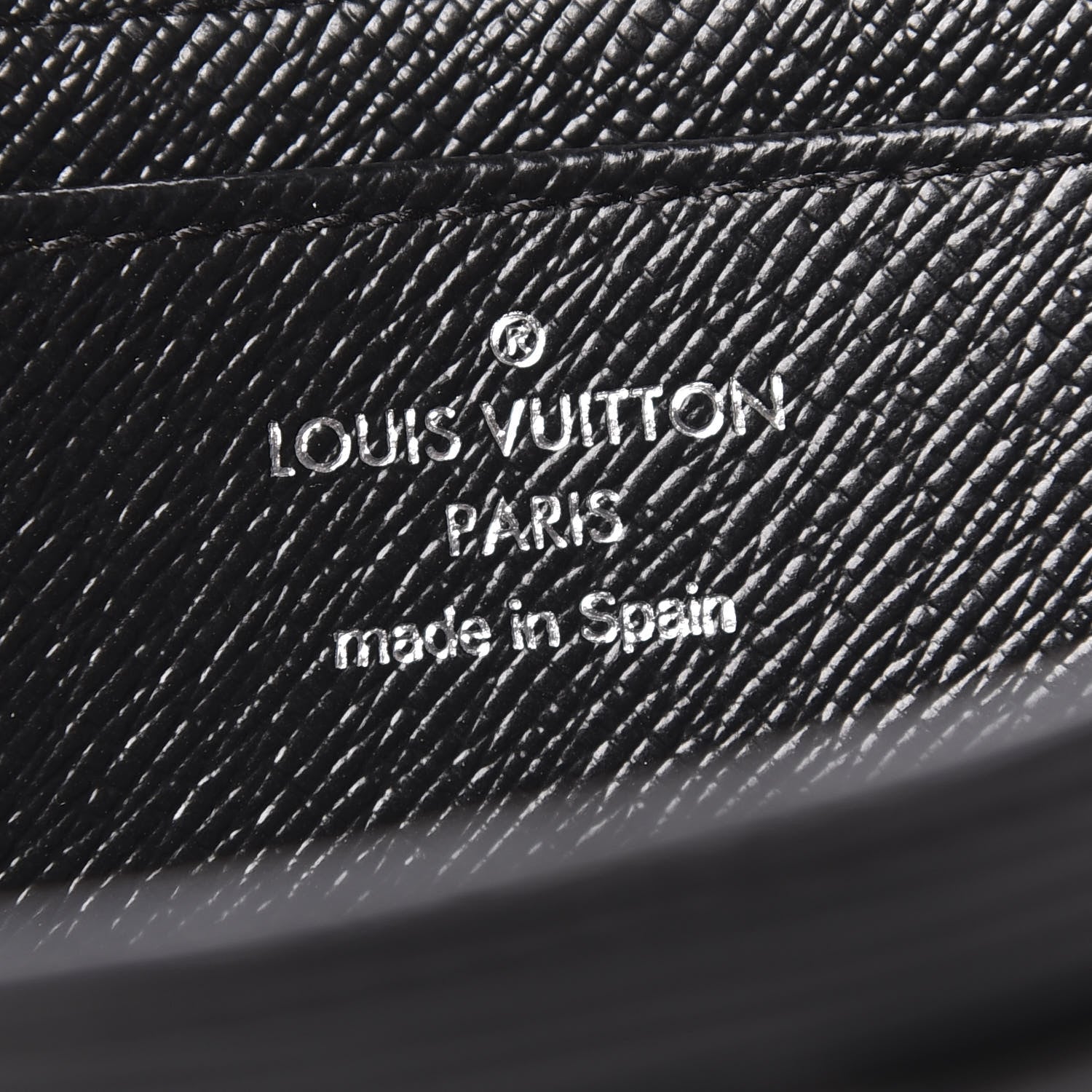 Louis Vuitton Epi Louise Wallet Black 6 of 7