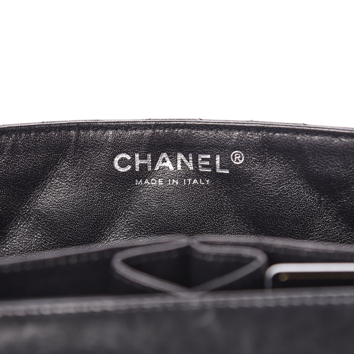 Chanel Lambskin Quilted East West Flap Black 6 of 12