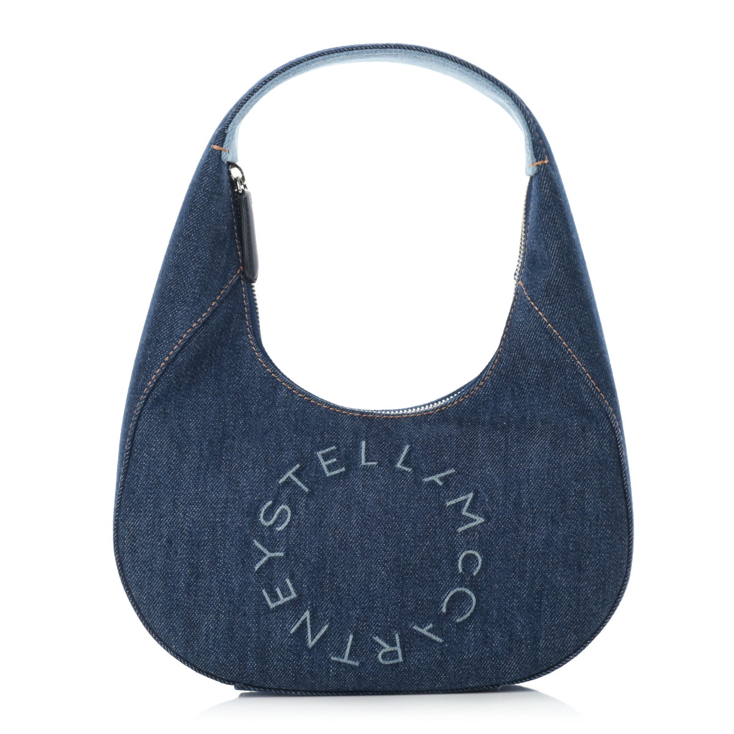 Eco Alter Denim Logo Small Hobo Smoky Blue