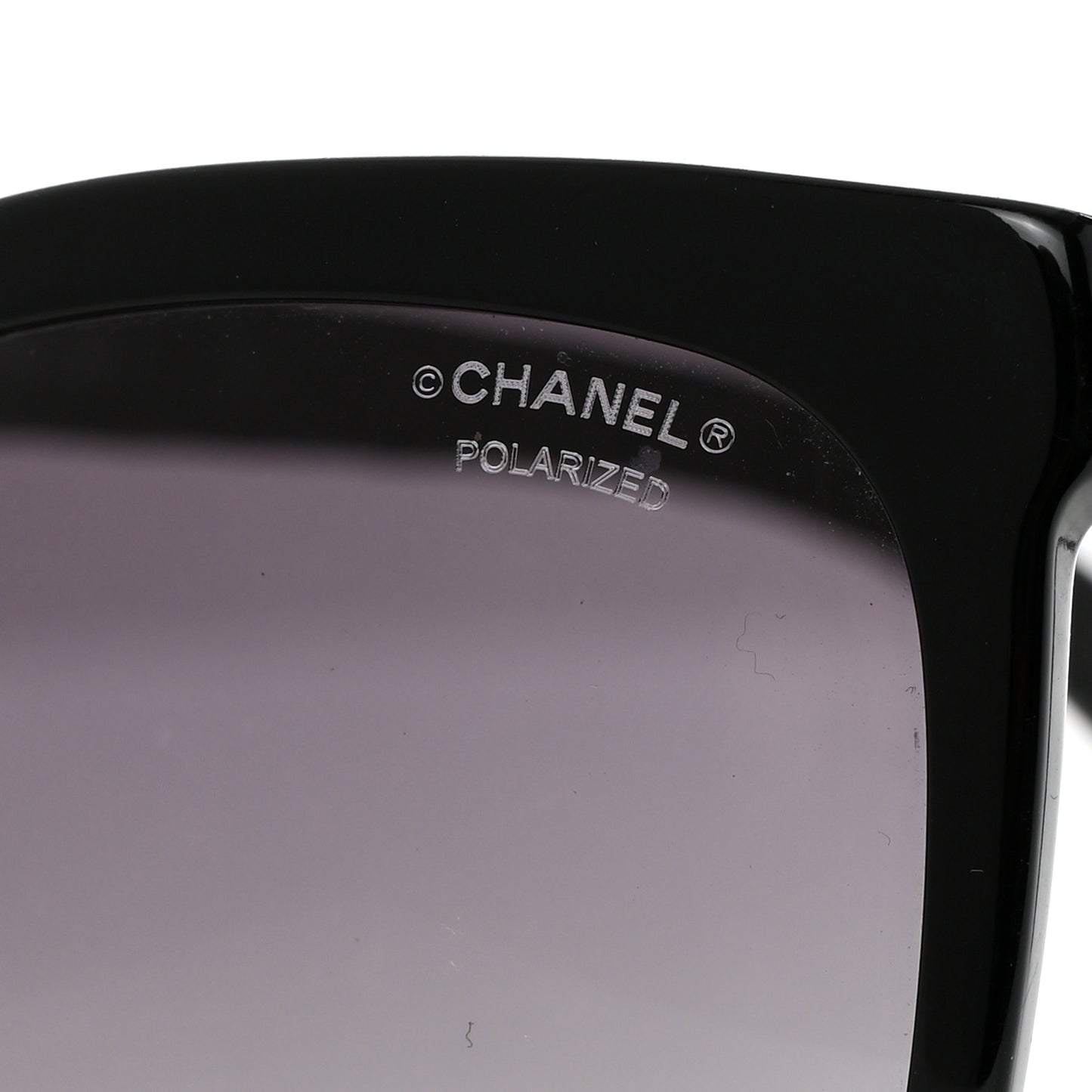 Acetate Quilted Polarized Butterfly CC Sunglasses 5288-Q Black