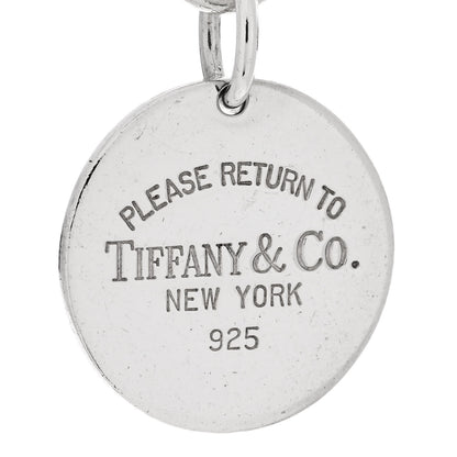 Tiffany Sterling Silver Return to Tiffany Round Tag Charm Bracelet 3 of 3